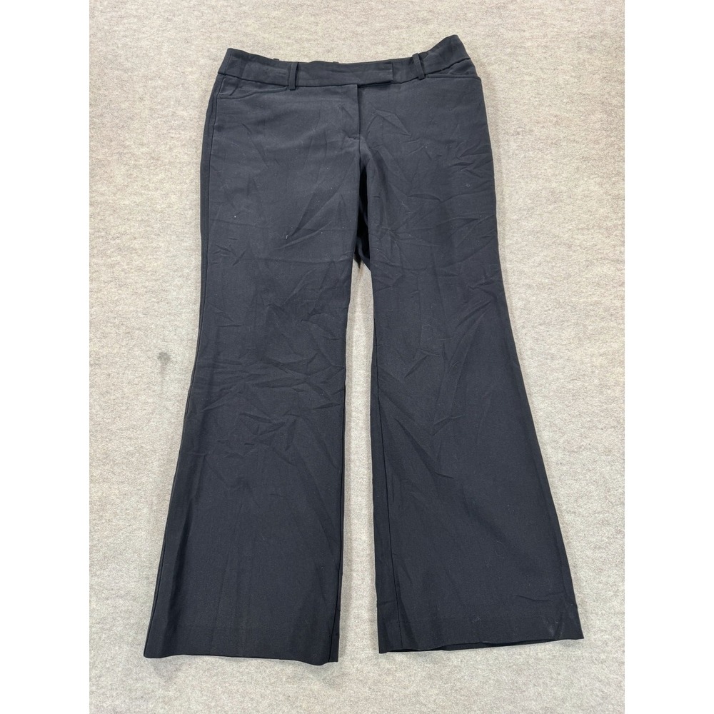 George Womens Dress Pants 12 Petite Black Bootcut Business GL12911P